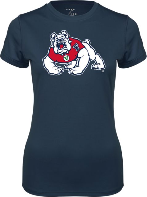 Fresno State Womens Performance Short Sleeve Tee Fresno State Primary Mark - ONLINE ONLY