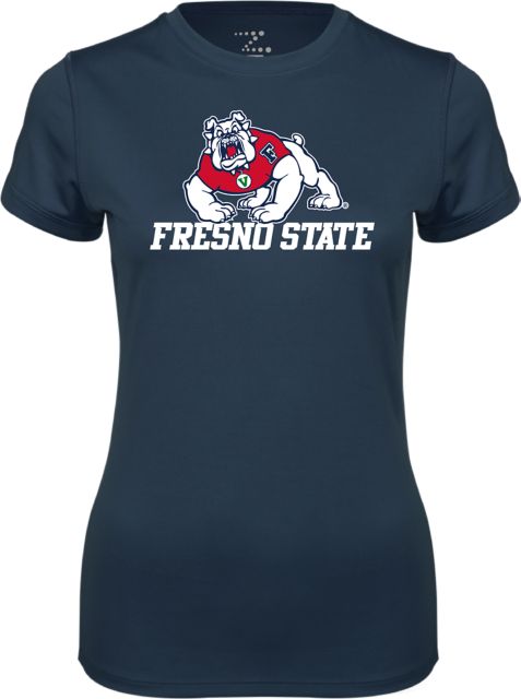 Fresno State Womens Performance Short Sleeve Tee Fresno State Wordmark - ONLINE ONLY