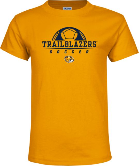 Massachusetts College Youth T Shirt Soccer Half Ball Design ONLINE ONLY Massachusetts College Of Liberal Arts