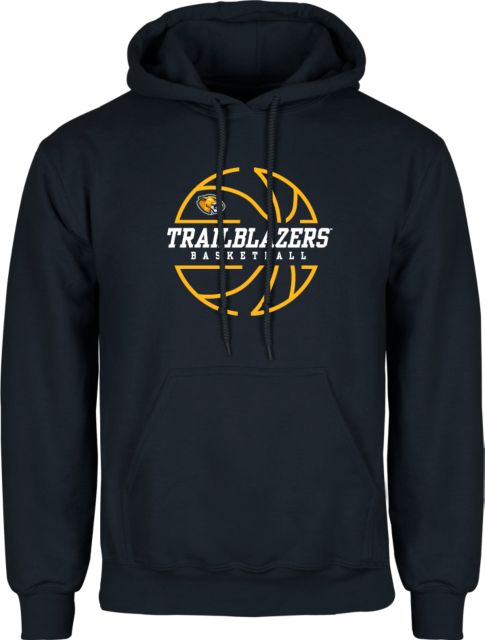 Massachusetts College Fleece Hoodie Basketball Ball Design ONLINE ONLY Massachusetts College Of Liberal Arts