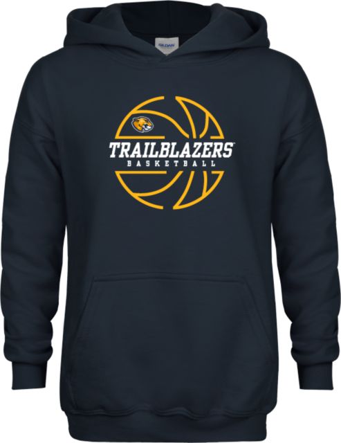 Massachusetts College Youth Fleece Hoodie Basketball Ball Design