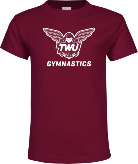 Texas Womans Youth T Shirt Gymnastics - ONLINE ONLY