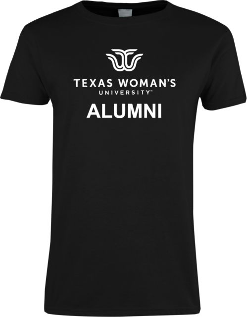 Texas Womans Ladies T Shirt Alumni Institutional Logo - ONLINE ONLY