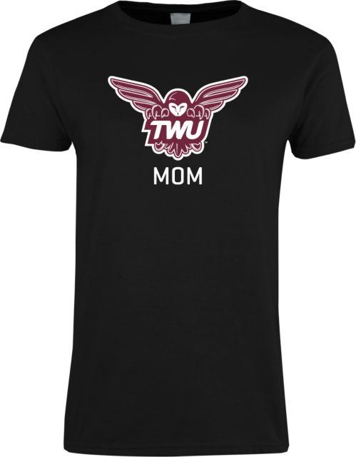 Texas Womans Ladies T Shirt Mom Owl TWU - ONLINE ONLY