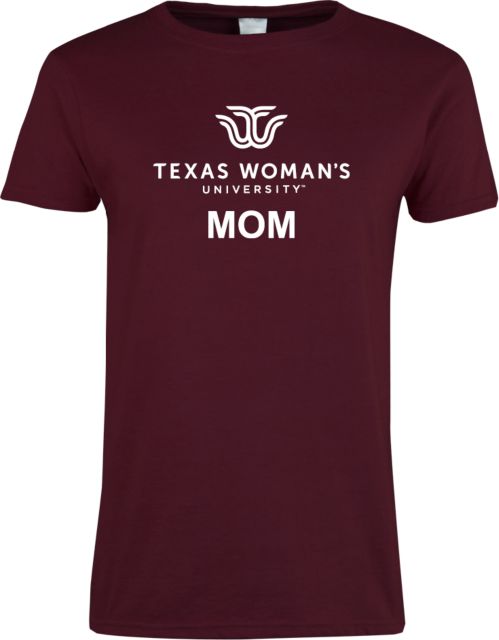 Texas Womans Ladies T Shirt Mom Institutional Logo - ONLINE ONLY