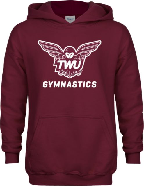 Texas Womans Youth Fleece Hoodie Gymnastics - ONLINE ONLY