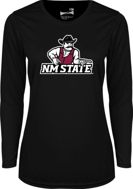 New Mexico State Womens Performance Long Sleeve Shirt Athletic Mark - ONLINE ONLY