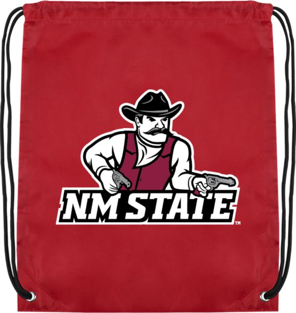 New Mexico State Cardinal Drawstring Backpack Athletic Mark - ONLINE ONLY