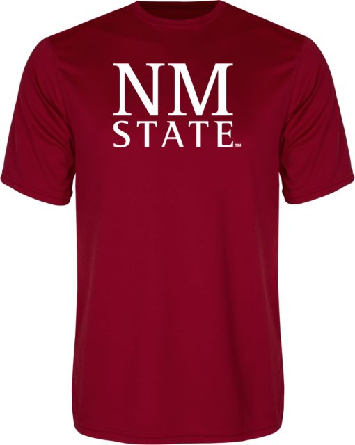 New Mexico State Performance Tee Stacked Wordmark - ONLINE ONLY