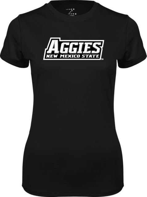 New Mexico State Womens Performance Short Sleeve Tee Aggies New Mexico State Wordmark - ONLINE ONLY