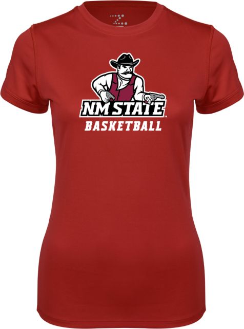 New Mexico State Womens Performance Short Sleeve Tee NM State Basketball - ONLINE ONLY