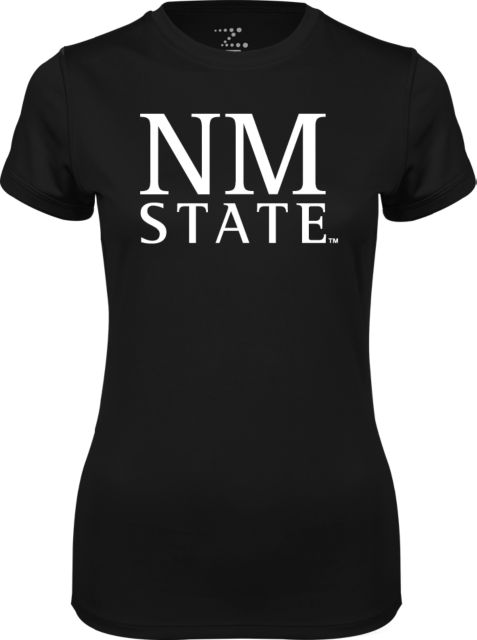 New Mexico State Womens Performance Short Sleeve Tee Stacked Wordmark - ONLINE ONLY