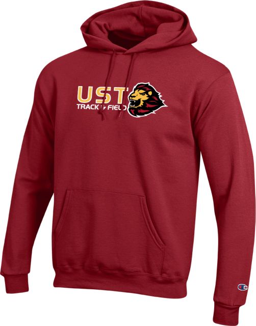 St. Thomas Champion Fleece Hoodie UST Track and Field - ONLINE ONLY
