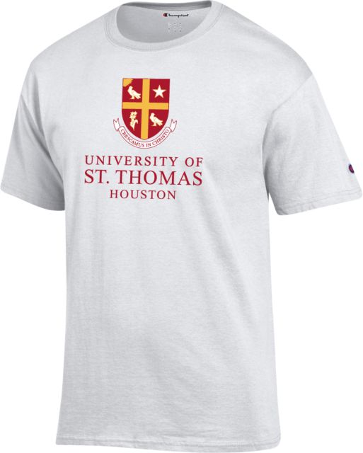 St. Thomas Champion T Shirt UST Stacked Institutional