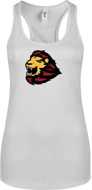 St. Thomas Next Level Racerback Tank White UST Primary Mark - ONLINE ONLY