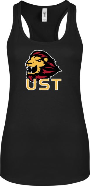 St. Thomas Next Level Racerback Tank UST Wordmark - ONLINE ONLY