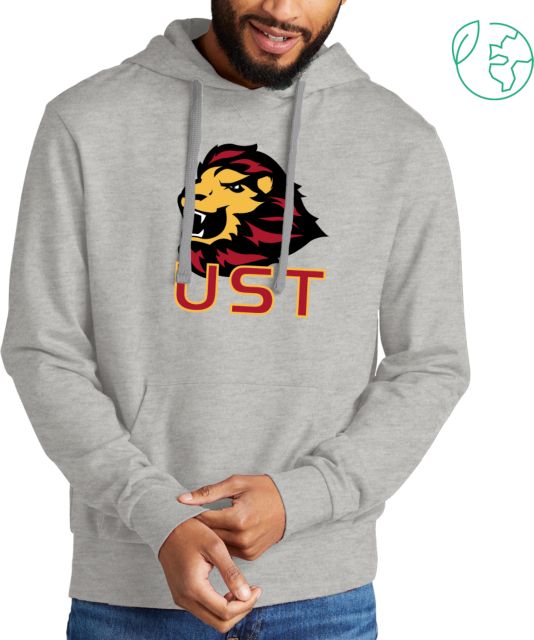 St. Thomas Allmade Light Organic French Terry Pullover Hoodie UST Wordmark - ONLINE ONLY