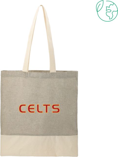 St. Thomas Split Recycled Cotton Twill Convention Tote Celts - ONLINE ONLY