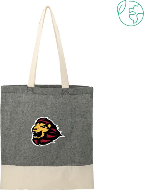 St. Thomas Split Recycled Cotton Twill Convention Tote UST Primary Mark - ONLINE ONLY