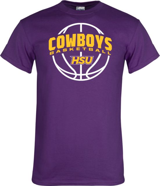 Hardin Simmons T-Shirt HSU Cowboys Basketball w/ Ball - ONLINE ONLY