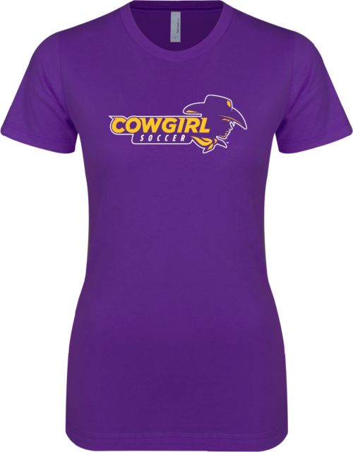 Hardin Simmons Next Level Ladies SoftStyle Junior Fitted Tee Cowgirls Soccer - ONLINE ONLY