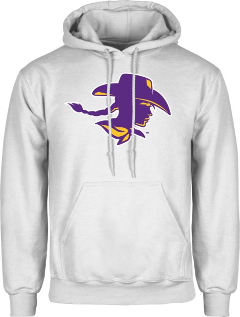 Hardin Simmons Fleece Hoodie Cowgirl Head - ONLINE ONLY