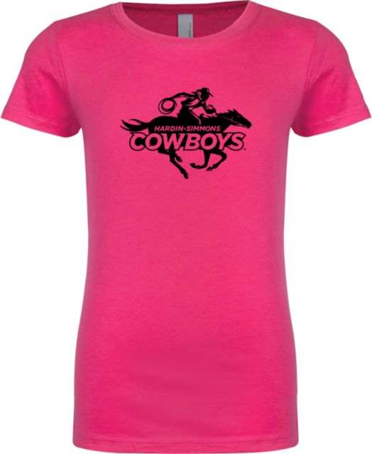 Hardin Simmons Youth Girls Fashion Fit T-Shirt - ONLINE ONLY