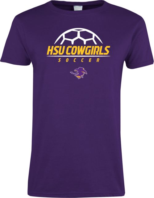 Hardin Simmons Ladies T-Shirt HSU Cowgirls Soccer Stacked - ONLINE ONLY