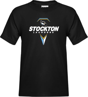 Stockton Youth T Shirt Lacrosse Design - ONLINE ONLY