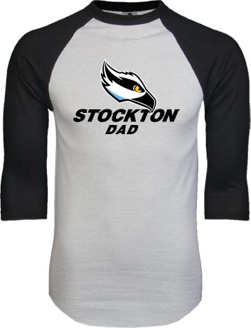 Stockton Raglan Baseball T-Shirt Dad - ONLINE ONLY