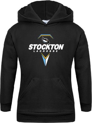 Stockton Youth Fleece Hoodie Lacrosse Design - ONLINE ONLY