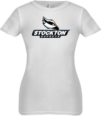 Stockton Next Level Girls Fashion Fit T Shirt Official Logo - ONLINE ONLY