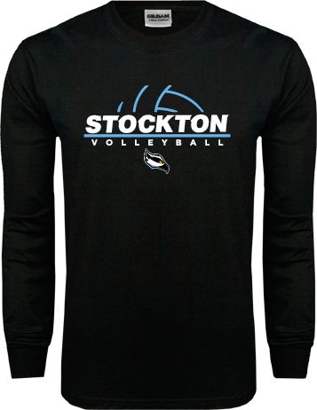 Stockton Long Sleeve TShirt Volleyball Design - ONLINE ONLY