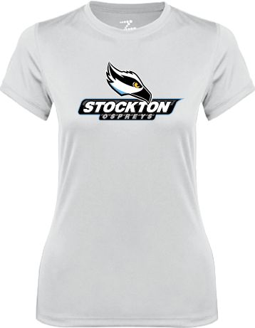 Stockton Ladies Syntrel Performance Tee Official Logo - ONLINE ONLY