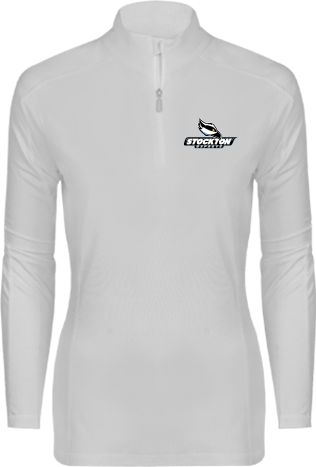 Stockton Ladies Syntrel Interlock 1/4 Zip Official Logo - ONLINE ONLY