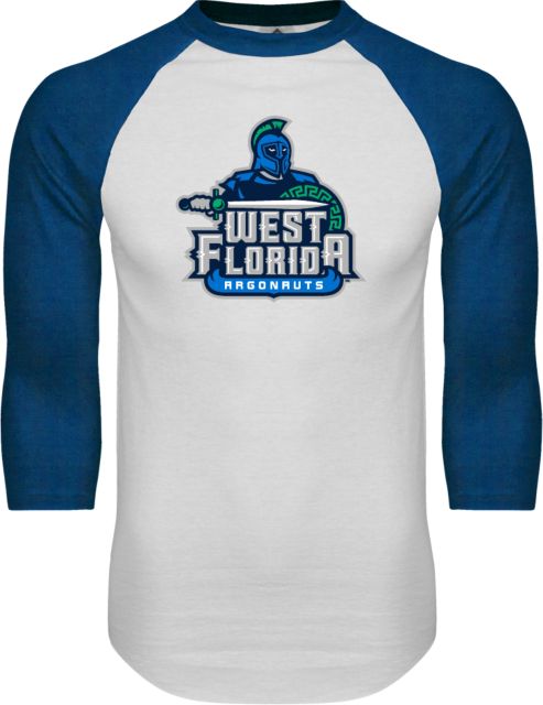 West Florida Raglan Baseball T Shirt West Florida Argonauts - ONLINE ONLY