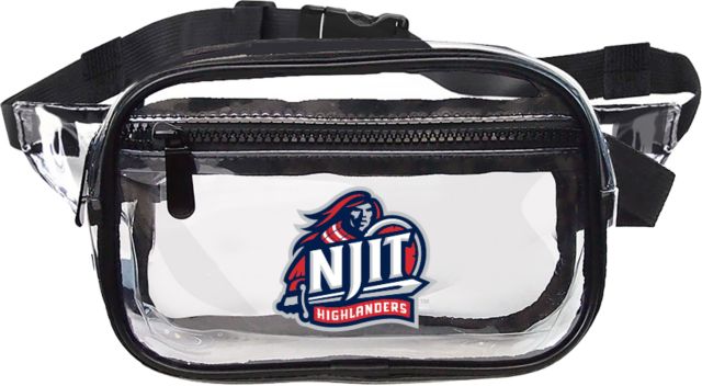 NJIT Clear Fanny Pack NJIT Highlanders Mascot Mark - ONLINE ONLY