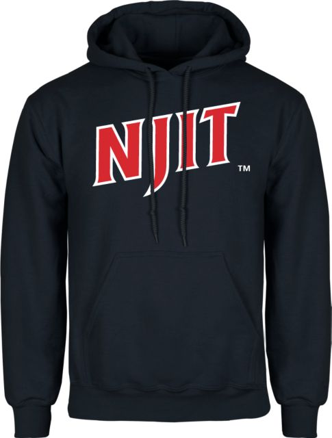 NJIT Fleece Hoodie NJIT Wordmark - ONLINE ONLY
