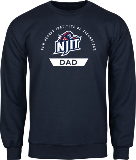 NJIT Fleece Crew NJIT Arched - Dad - ONLINE ONLY