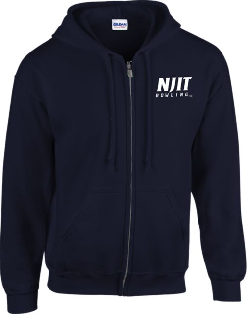 NJIT Fleece Full Zip Hoodie NJIT Bowling - ONLINE ONLY