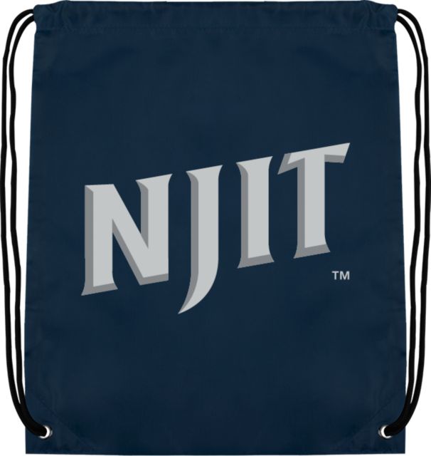 NJIT Drawstring Backpack NJIT Wordmark - ONLINE ONLY