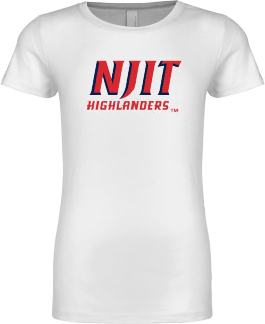 NJIT Next Level Girls Fashion Fit T Shirt NJIT Highlanders Stacked - ONLINE ONLY