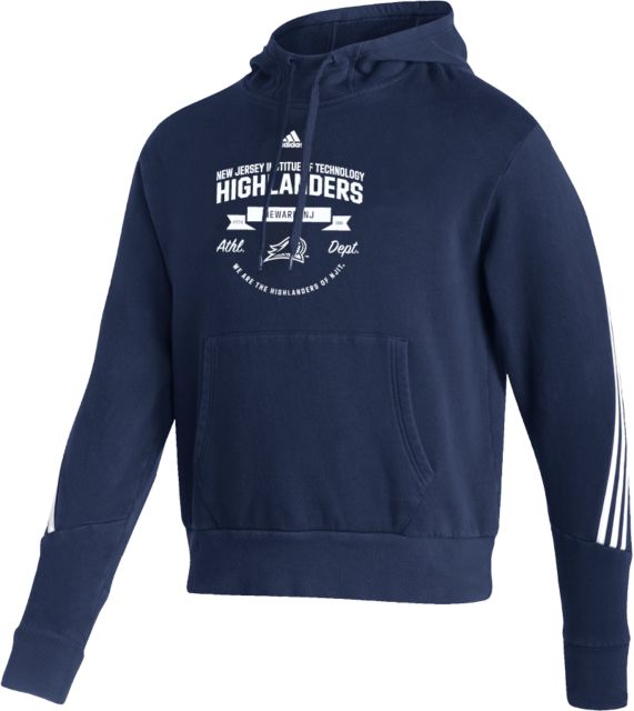 NJIT Adidas Pullover Hood Adidas - Highlanders Athl Dept est 1881 - ONLINE ONLY