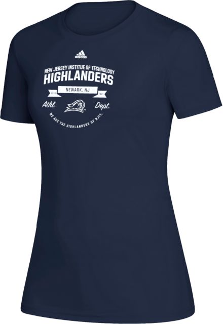 NJIT Adidas Womens Creator Performance Tee Adidas - Highlanders Athl Dept est 1881 - ONLINE ONLY
