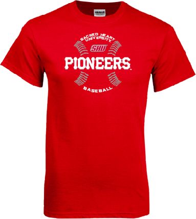 Sacred Heart T Shirt Pioneers Baseball Seams - ONLINE ONLY