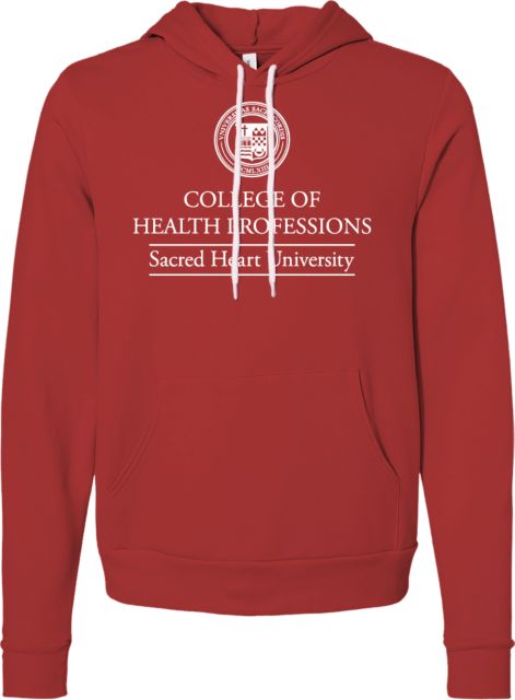 Sacred Heart Bella + Canvas Fleece Hood Sacred Heart Univ College of Health Professions - ONLINE ONLY