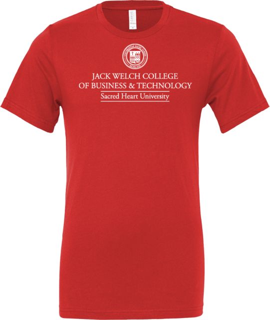 Sacred Heart Bella + Canvas Jersey Cotton T Shirt Sacred Heart Univ College of Business - ONLINE ONLY