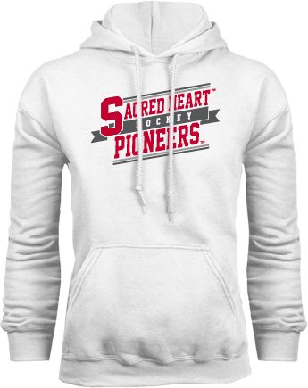 Sacred Heart Fleece Hoodie Sacred Heart Hockey Slanted w/ Banner - ONLINE ONLY