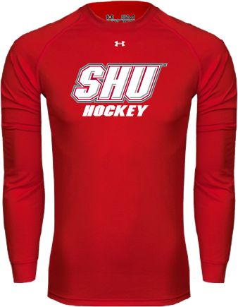Sacred Heart Under Armour Long Sleeve Tech Tee Hockey - ONLINE ONLY