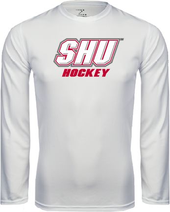 Sacred Heart Performance Longsleeve Shirt Hockey - ONLINE ONLY